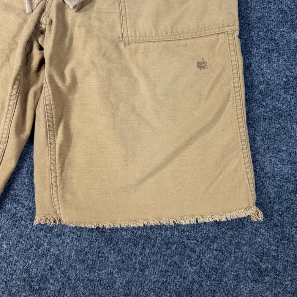 Polo Jeans Co Ralph Lauren Military Surplus Shorts 34 Tan Cargo Y2K Mens Vintage